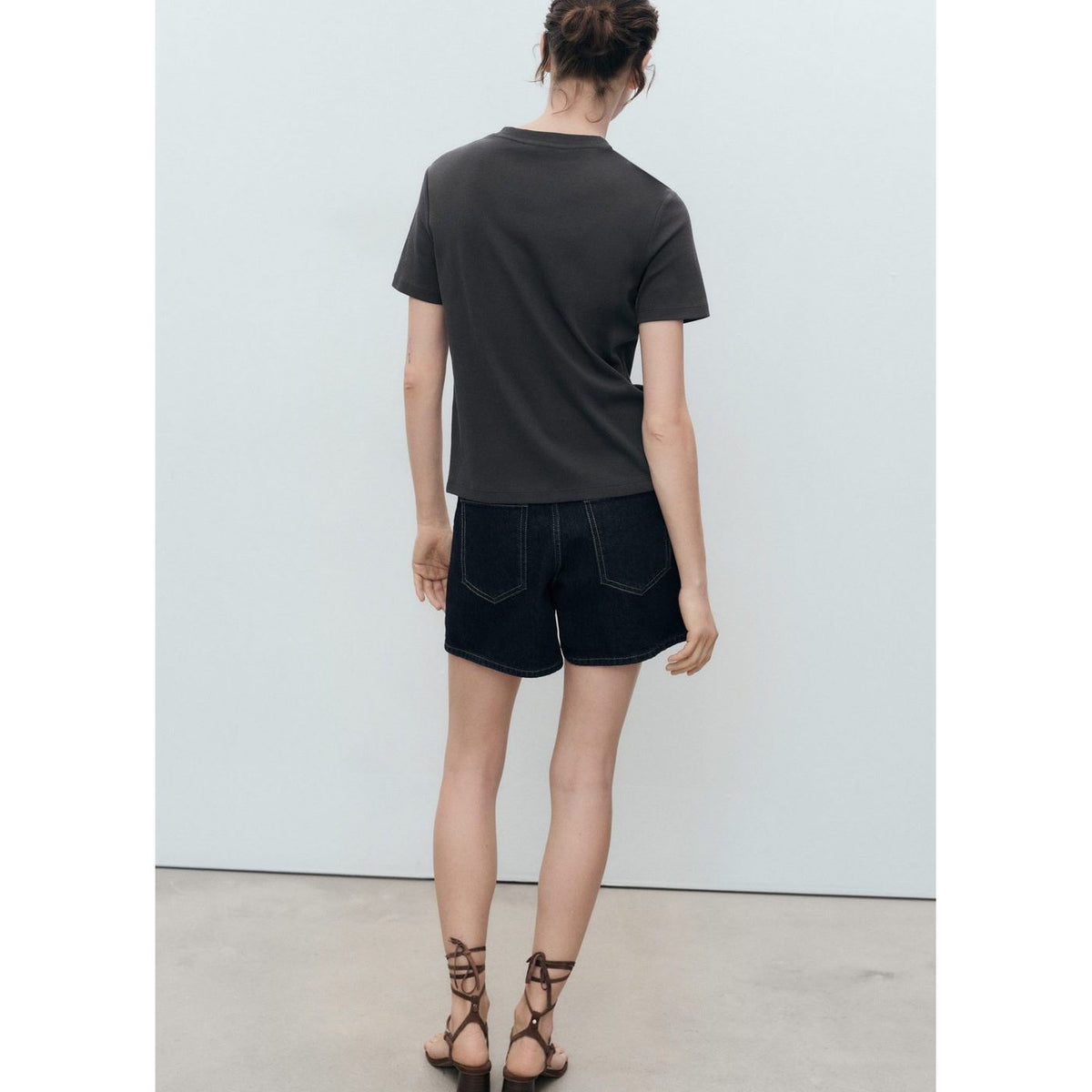 T-Shirt Coton Col En V
