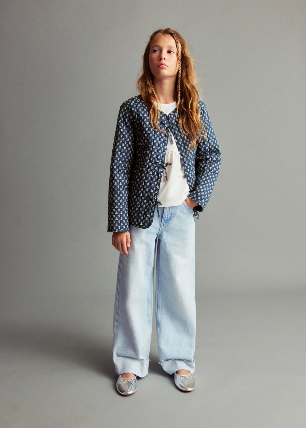 Jean Wide1 Bleu Clair - Fille