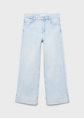 Jean Wide1 Bleu Clair - Fille
