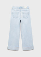 Jean Wide1 Bleu Clair - Fille