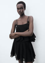 Robe Maille Volant