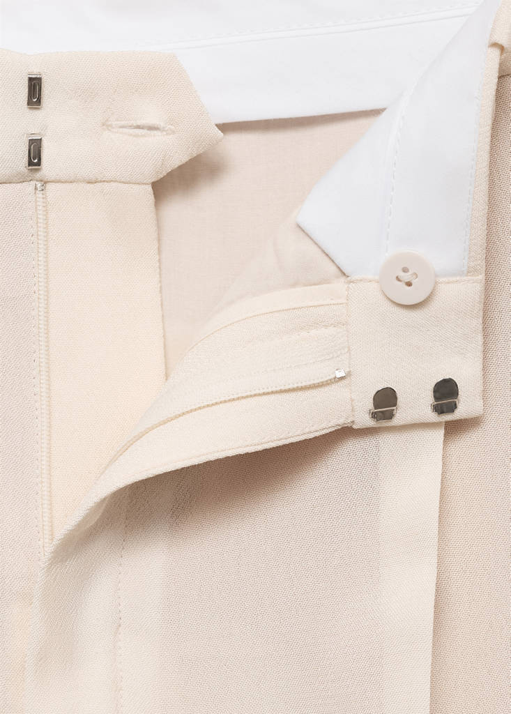 Pantaloni da Completo Dritti Fluidi