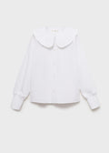 Chemise Carmen Blanc - Fille