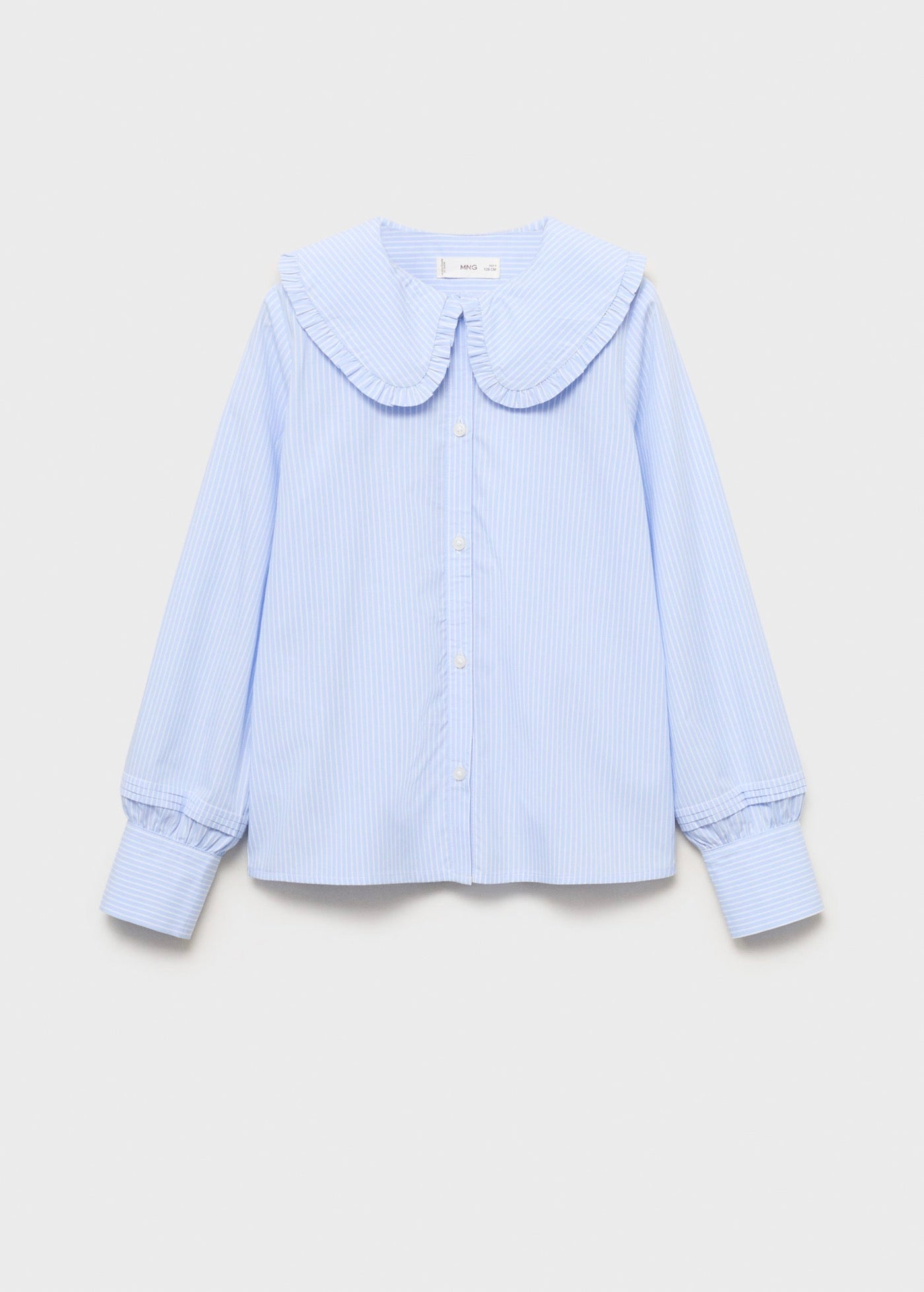Chemise Carmen Bleu - Fille
