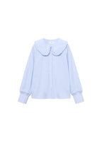 Chemise Carmen Bleu - Fille