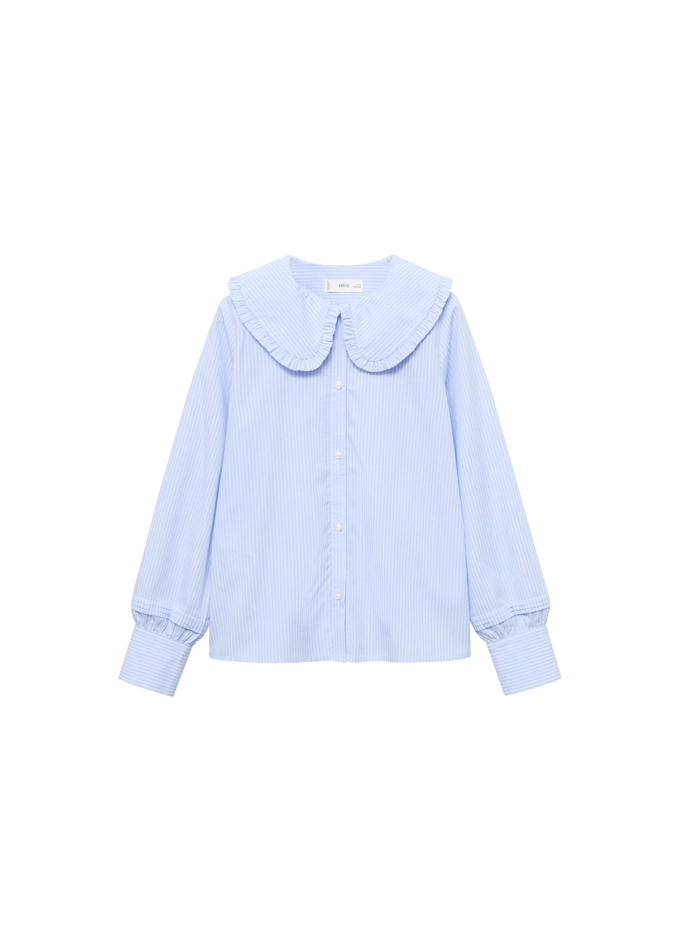 Chemise Carmen Bleu - Fille