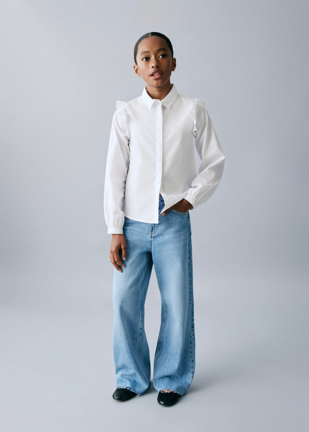 Chemise Carlota Blanc - Fille