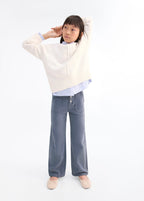 Jean Utility1 Bleu - Fille
