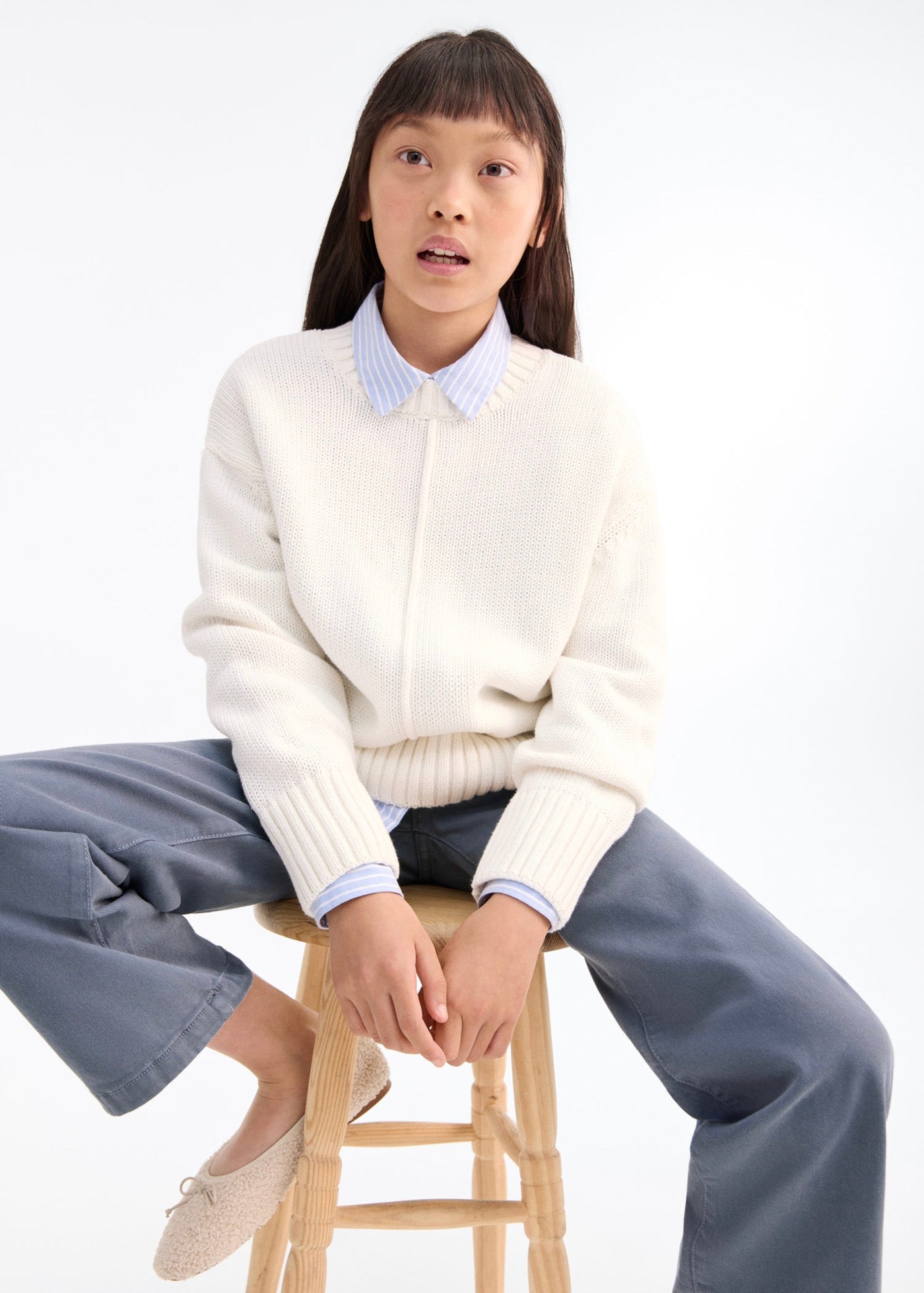 Jean Utility1 Bleu - Fille