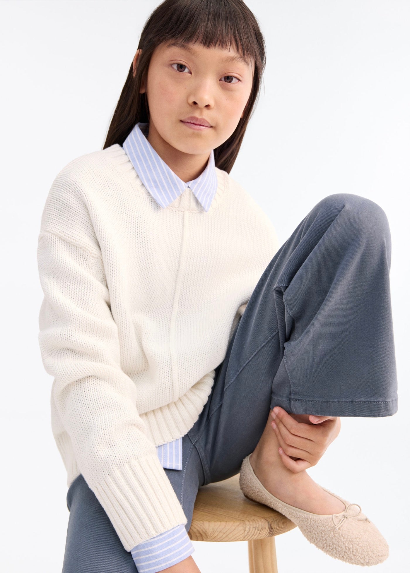 Jean Utility1 Bleu - Fille