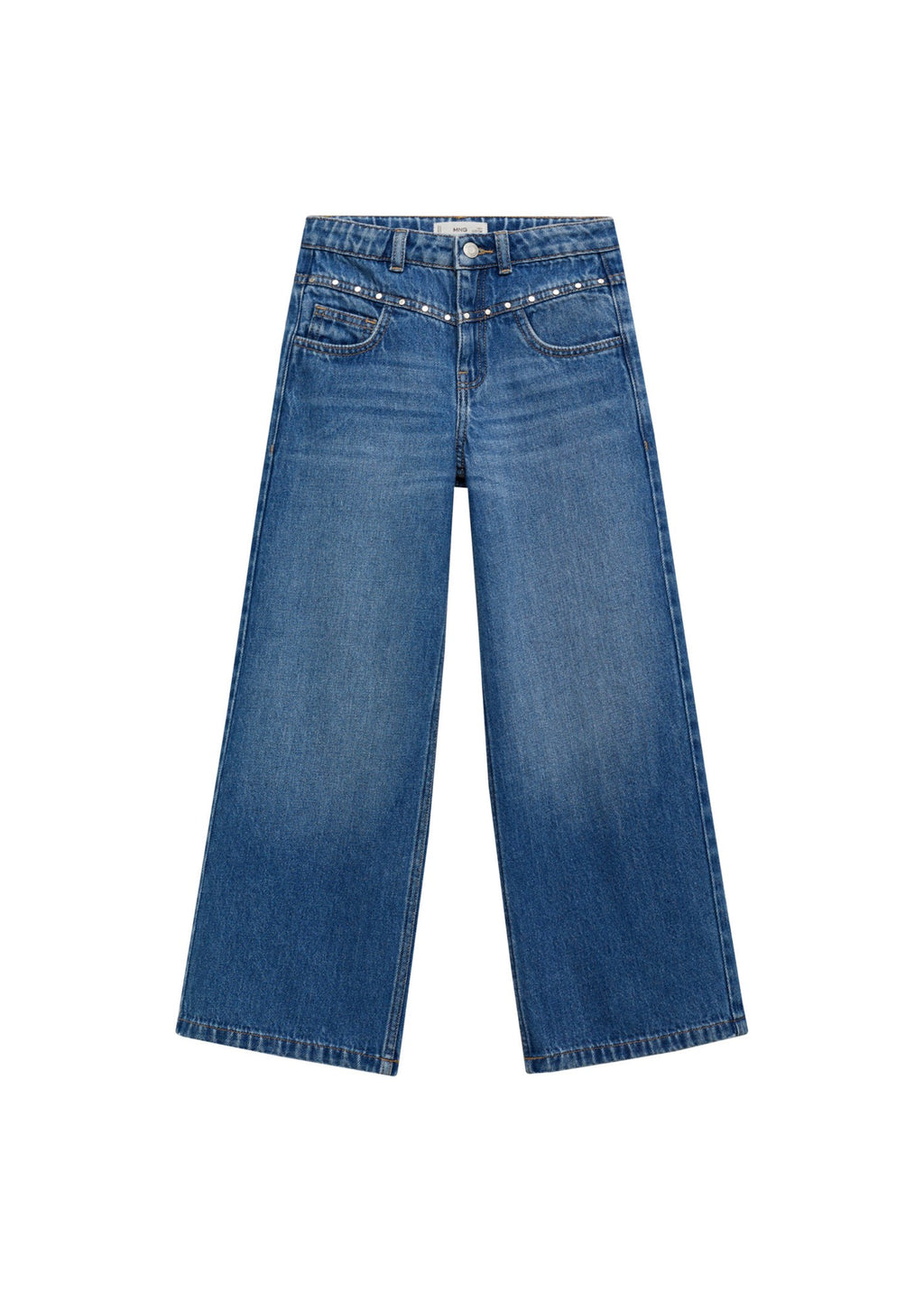 Jean Studs Bleu Marine - Fille