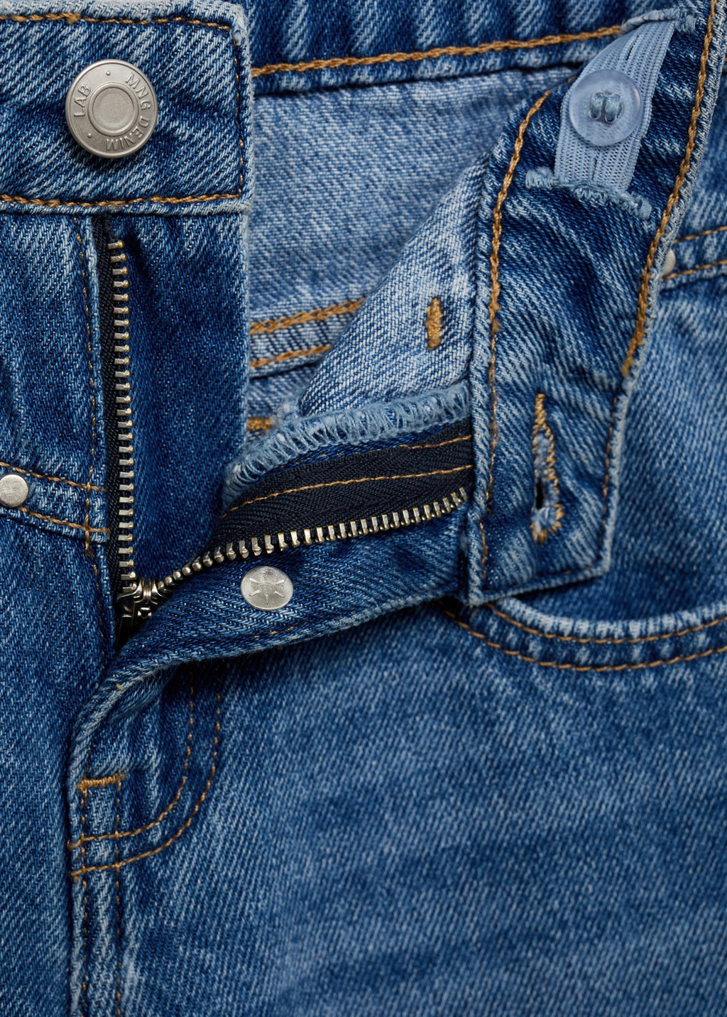 Jean Studs Bleu Marine - Fille