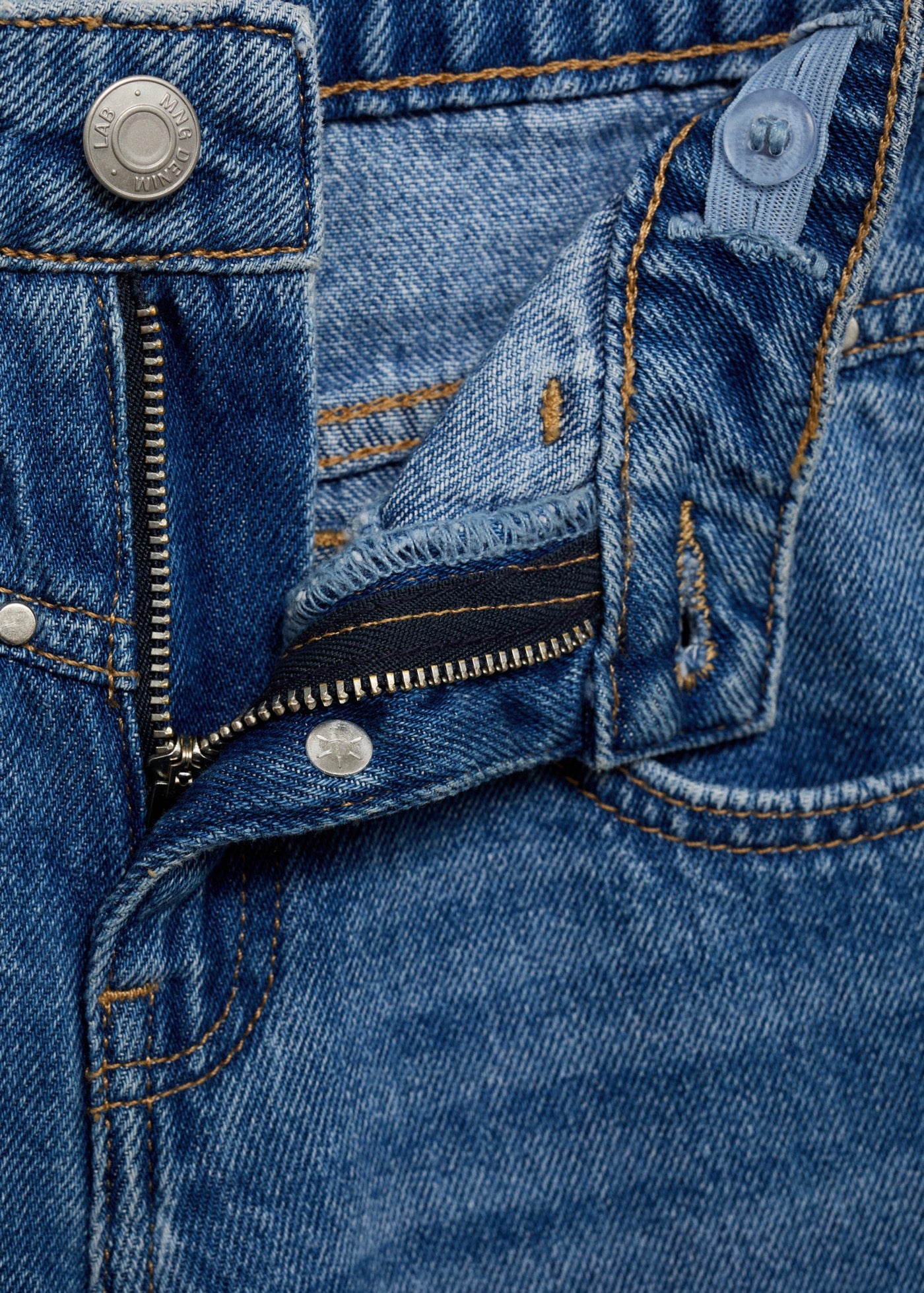 Jean Studs Bleu Marine - Fille