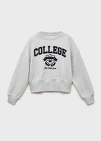 Cambri Medium Grey Marl Sweatshirt - Girl