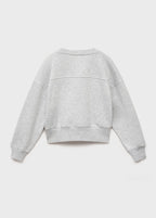 Cambri Medium Grey Marl Sweatshirt - Girl
