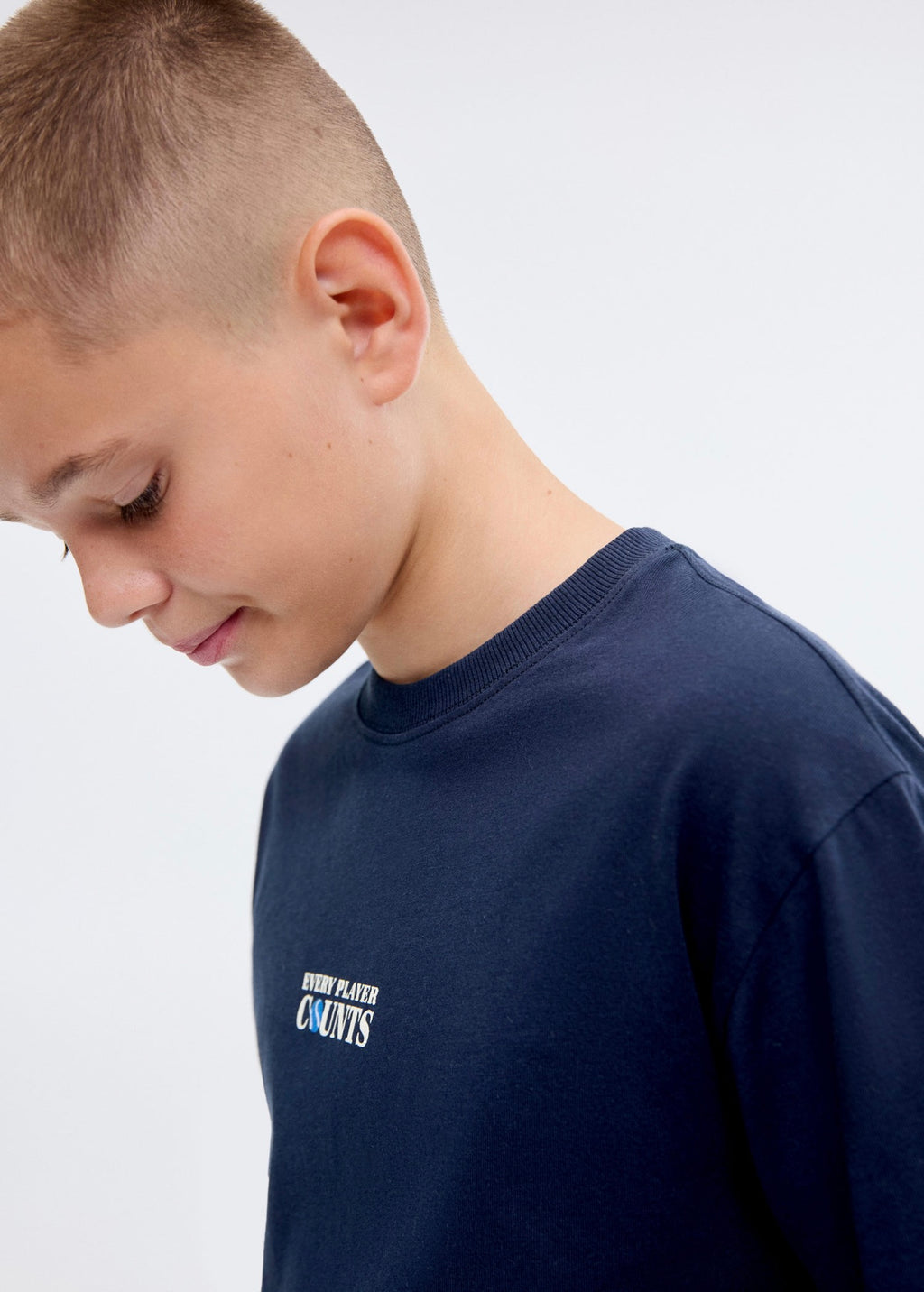 T-Shirt Player Bleu Marine - Garçon