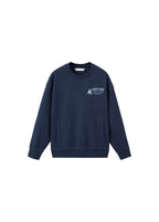 Sweat Caution Bleu Marine - Garçon
