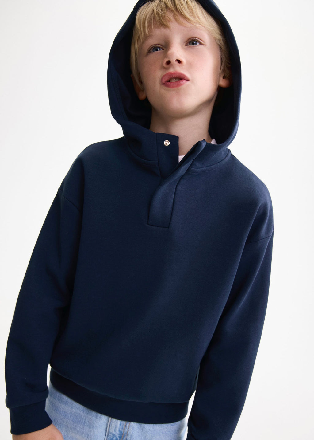 Sweat Zipset Bleu Marine - Garçon