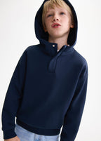 Sweat Zipset Bleu Marine - Garçon
