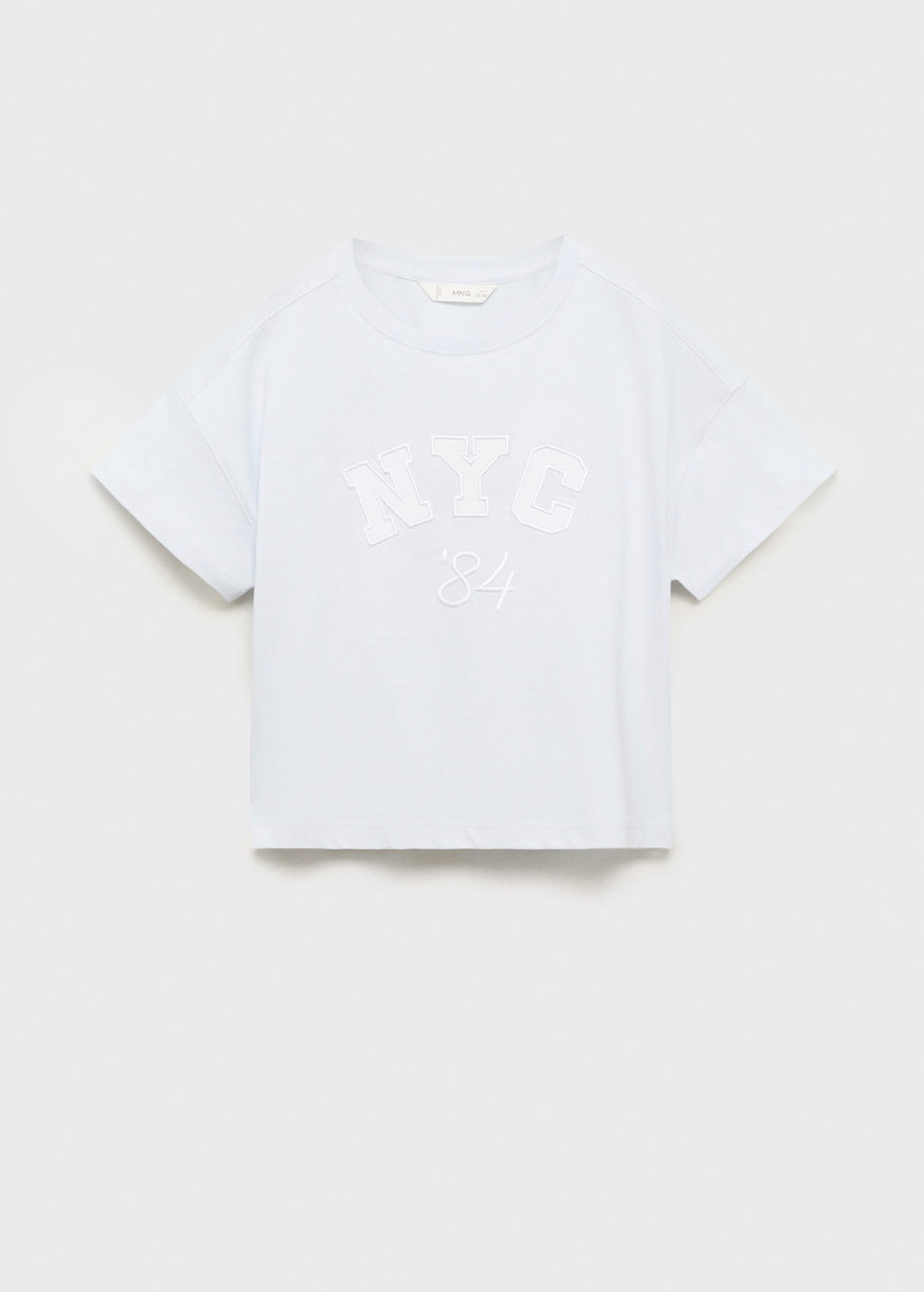 T-Shirt Celeste Bleu Ciel - Fille