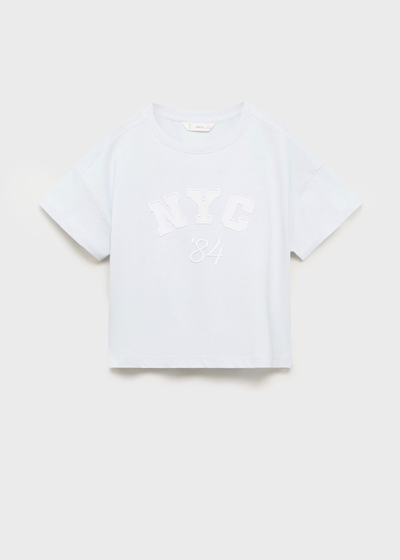 T-Shirt Celeste Bleu Ciel - Fille