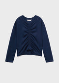 T-Shirt Gat Bleu Marine - Fille