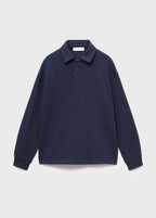 Sweat Polos Bleu Marine - Garçon