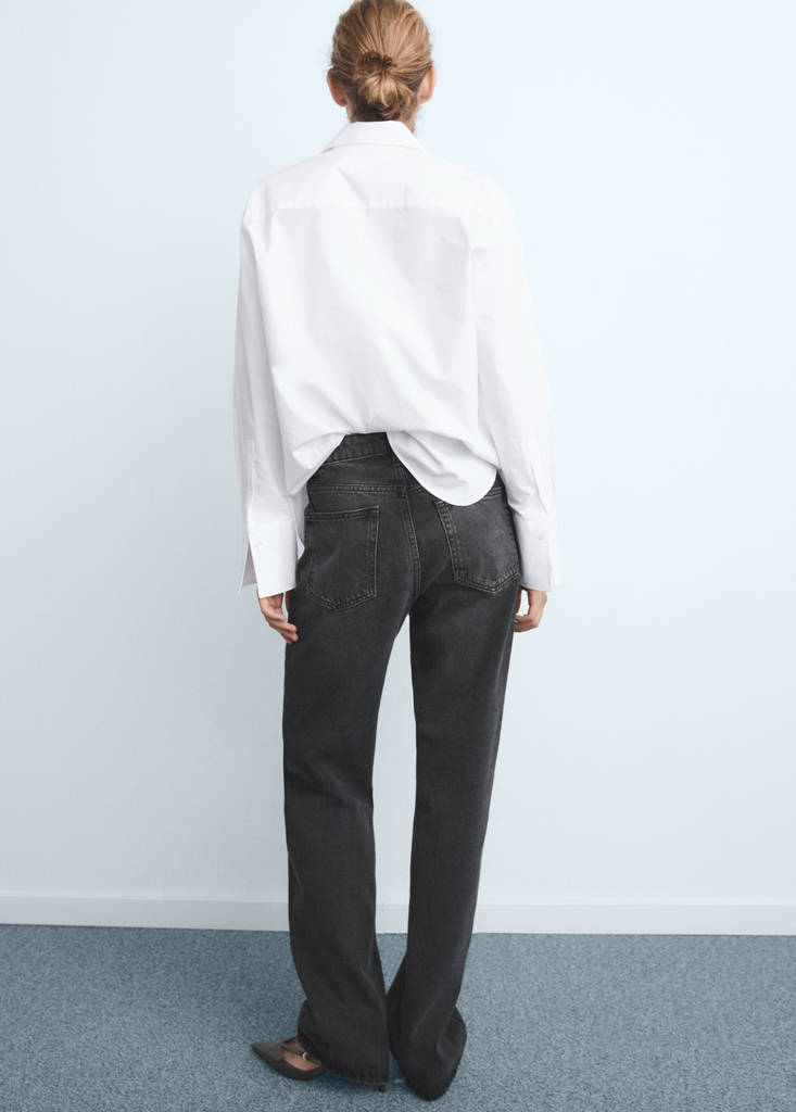 Miami Jeans Med Lige Ben Og Mellemhøj Talje
