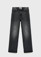 Miami Jeans Med Lige Ben Og Mellemhøj Talje
