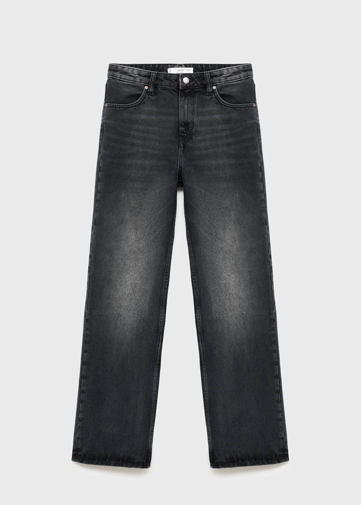 Miami Jeans Med Lige Ben Og Mellemhøj Talje