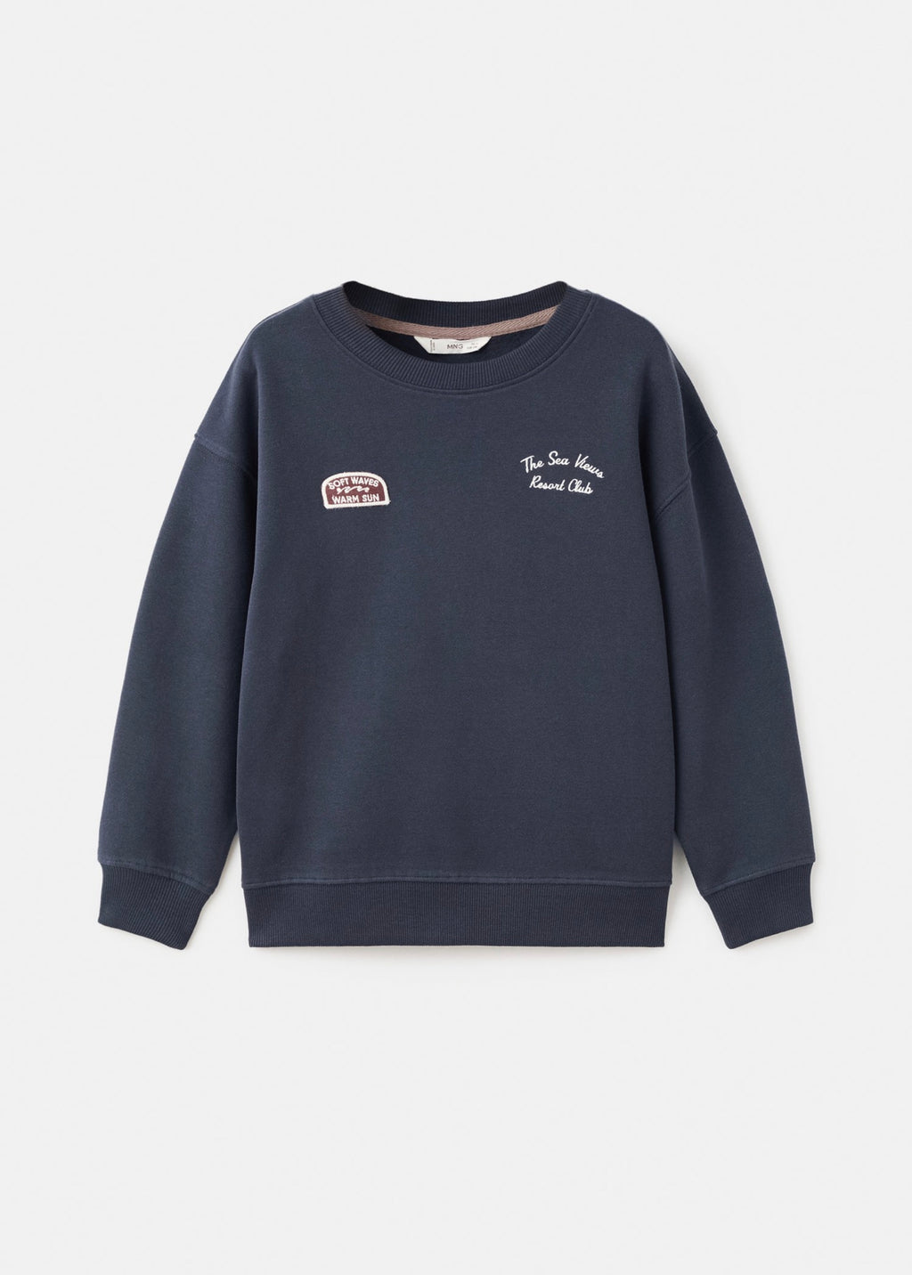 Sweat Views Bleu Marine - Garçon