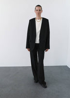 Blazer Costume Sans Revers