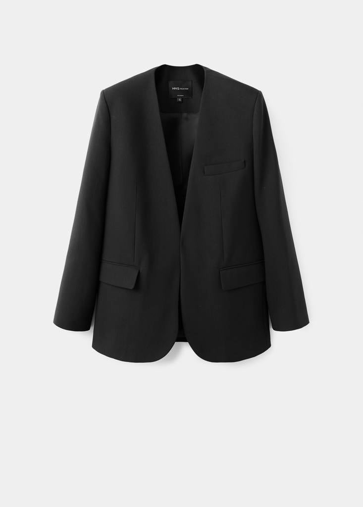 Blazer Costume Sans Revers
