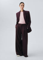Blazer da completo in misto lana