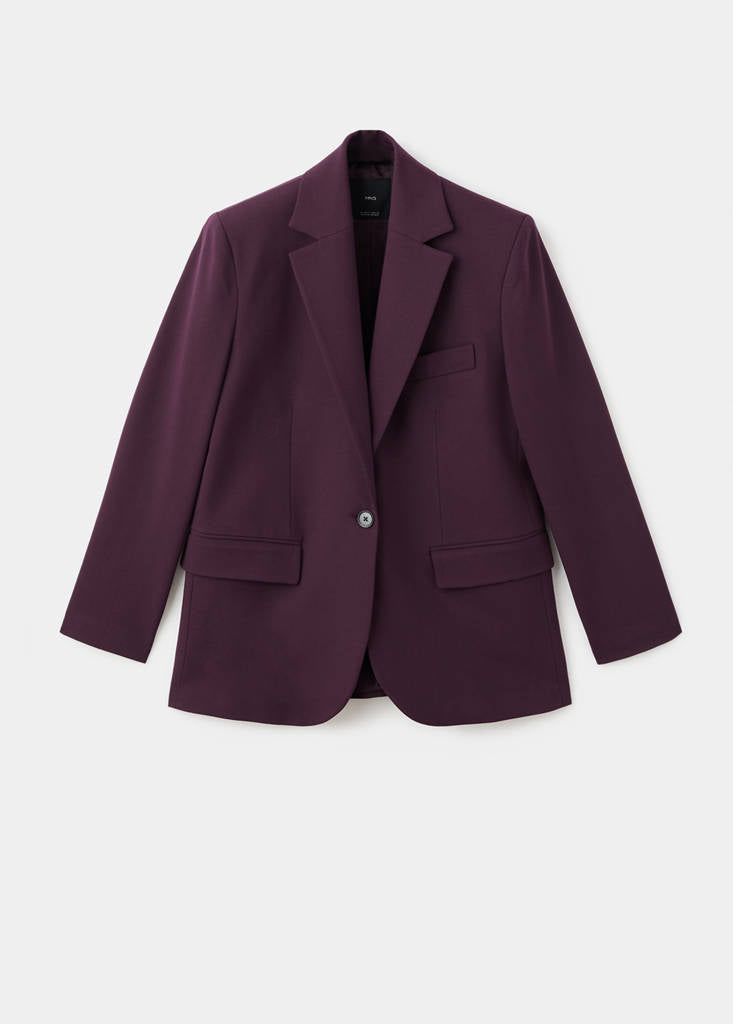 Blazer da completo in misto lana