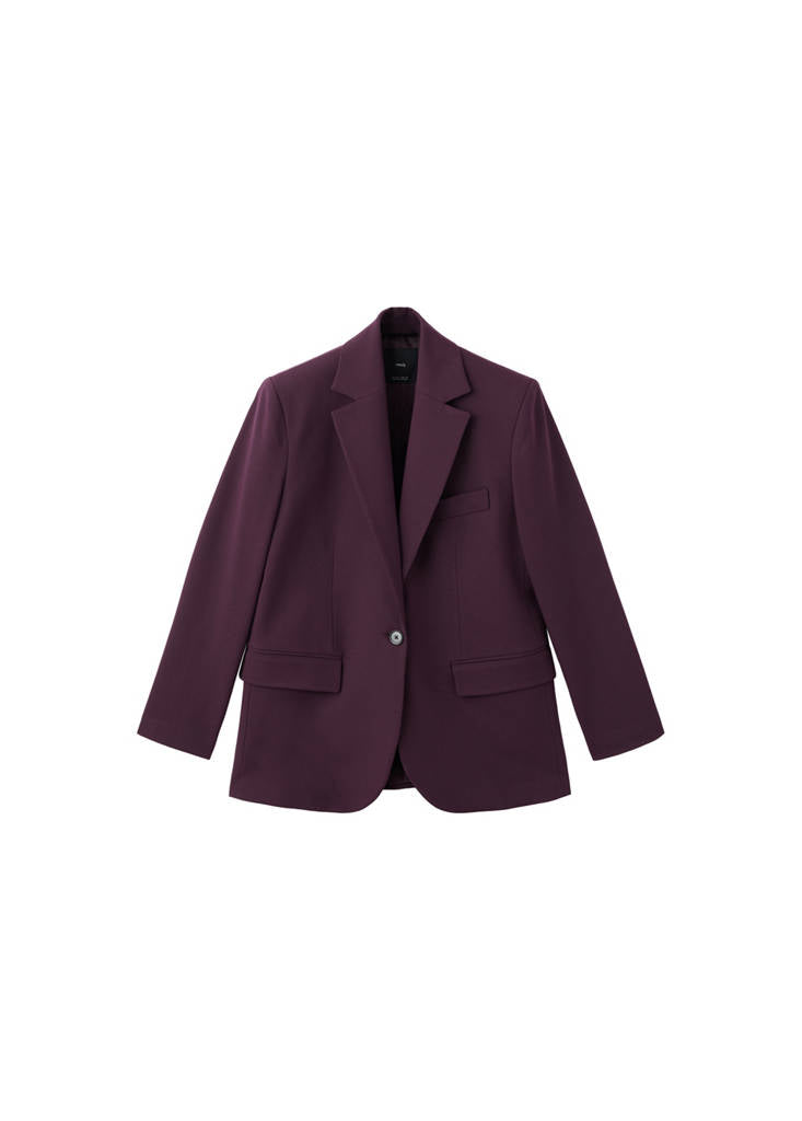 Blazer da completo in misto lana