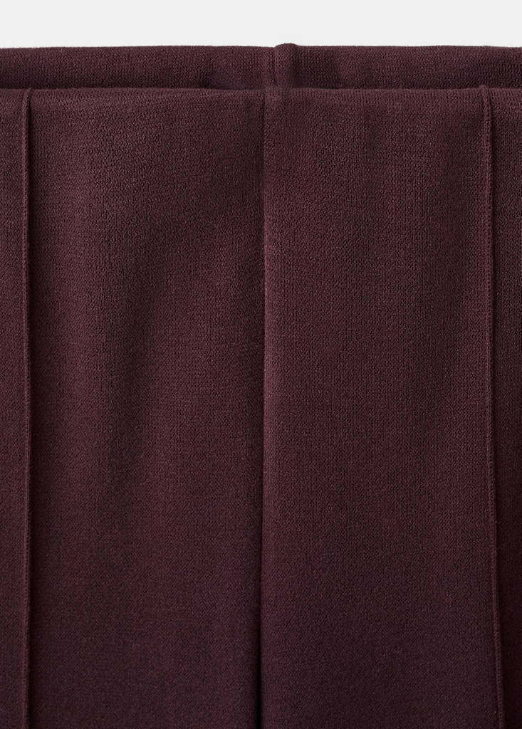 Pantaloni Dritti con Cuciture