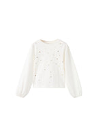 T-Shirt Mirror Blanc Cassé - Fille
