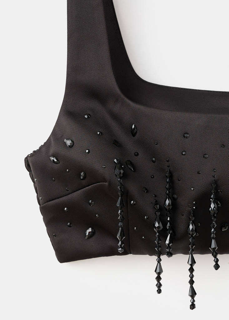 Croptop Med Perler
