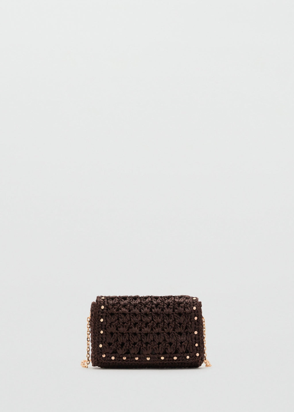 Mini Sac Bandoulière En Fibre Naturelle