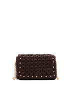 Mini Sac Bandoulière En Fibre Naturelle