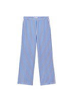 Pantalon Droit Imprimé Rayures