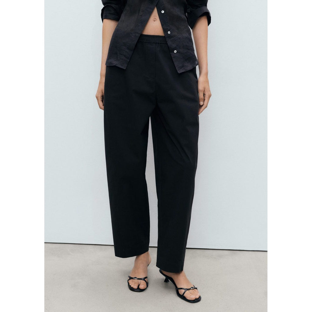 Pantalon Coton Taille Élastique