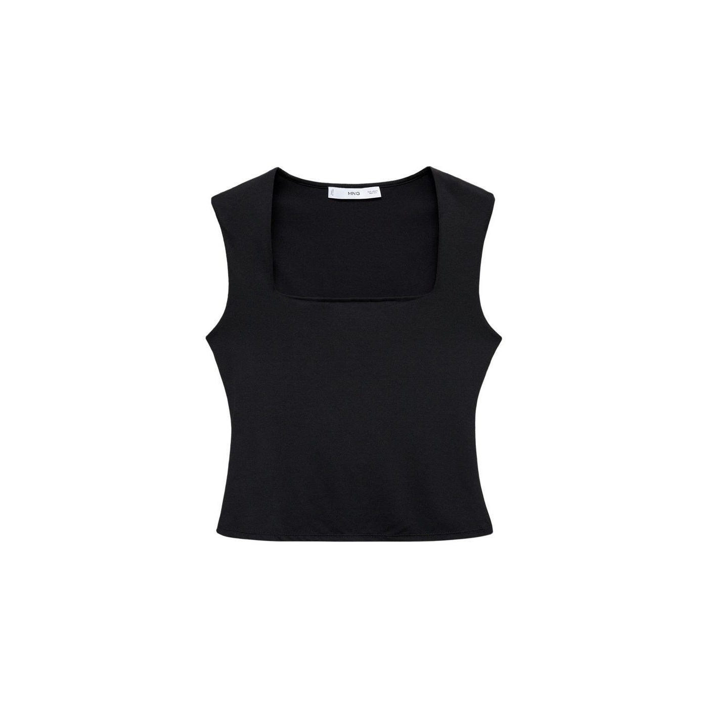 Top ajustado con tirantes anchos