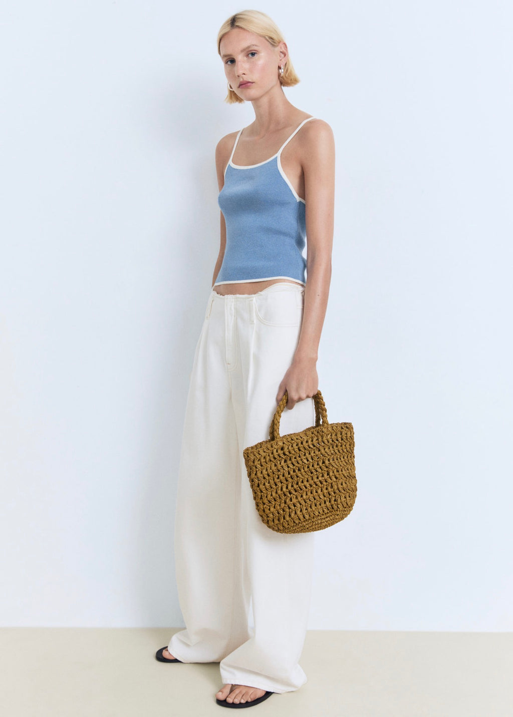 Top Maille Bords Contrastants
