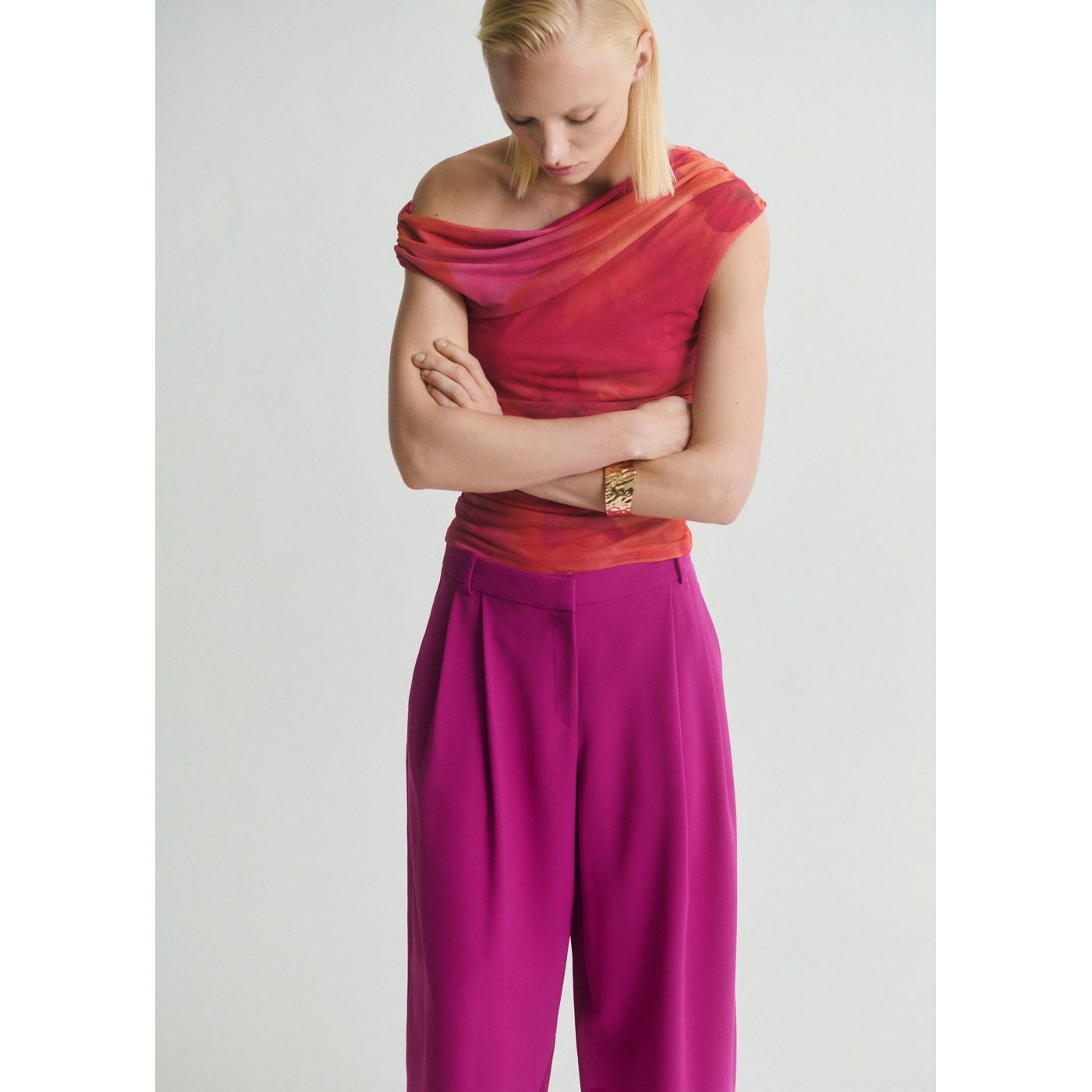 Pantalon À Pinces