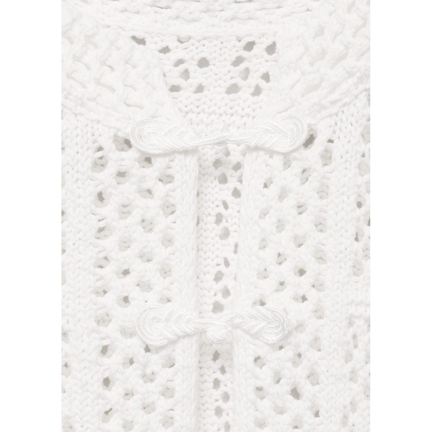 Short Sleeve Crochet Cardigan