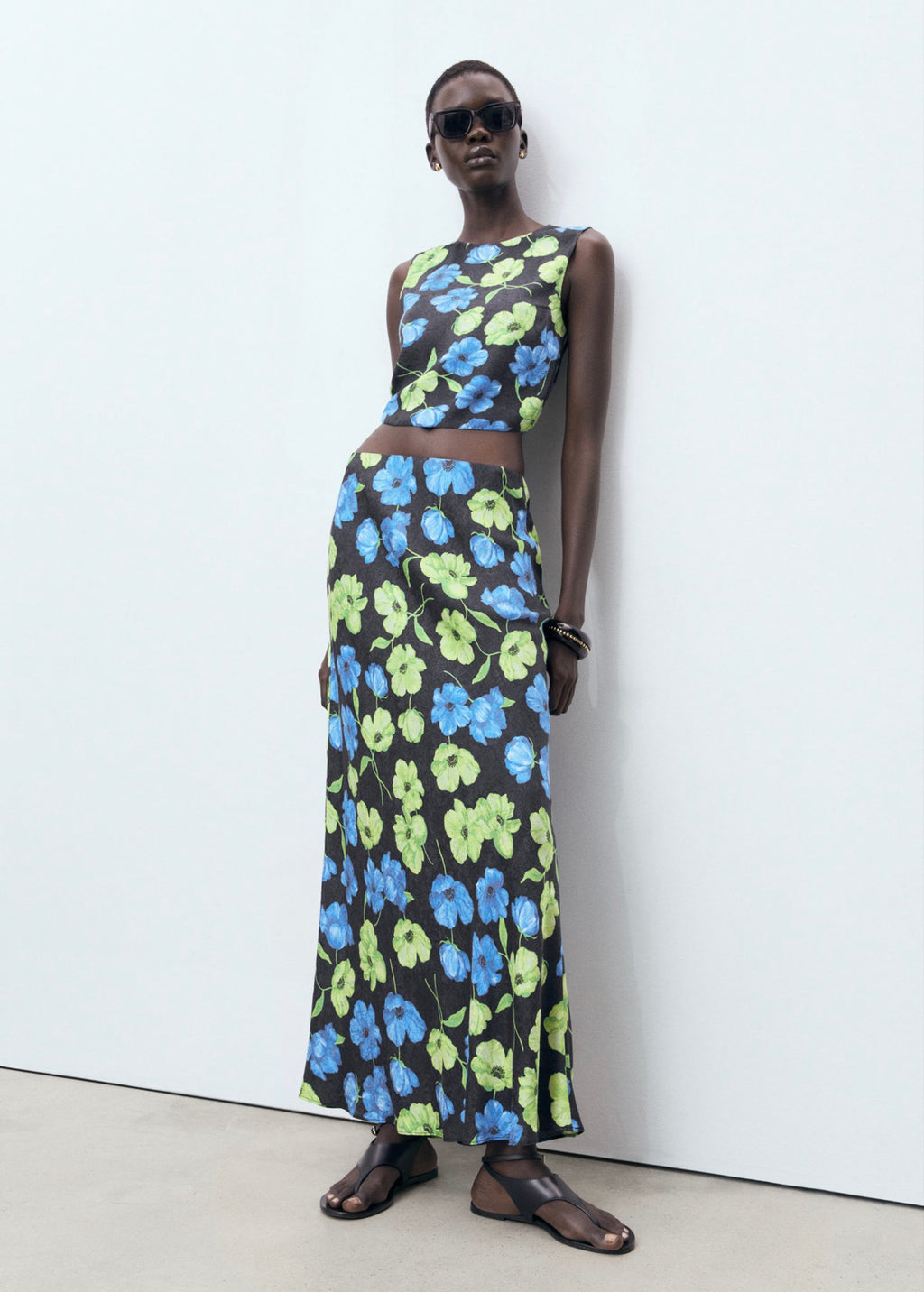 Jupe Longue En Imprimé Floral