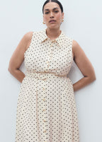 Robe Chemisier À Pois