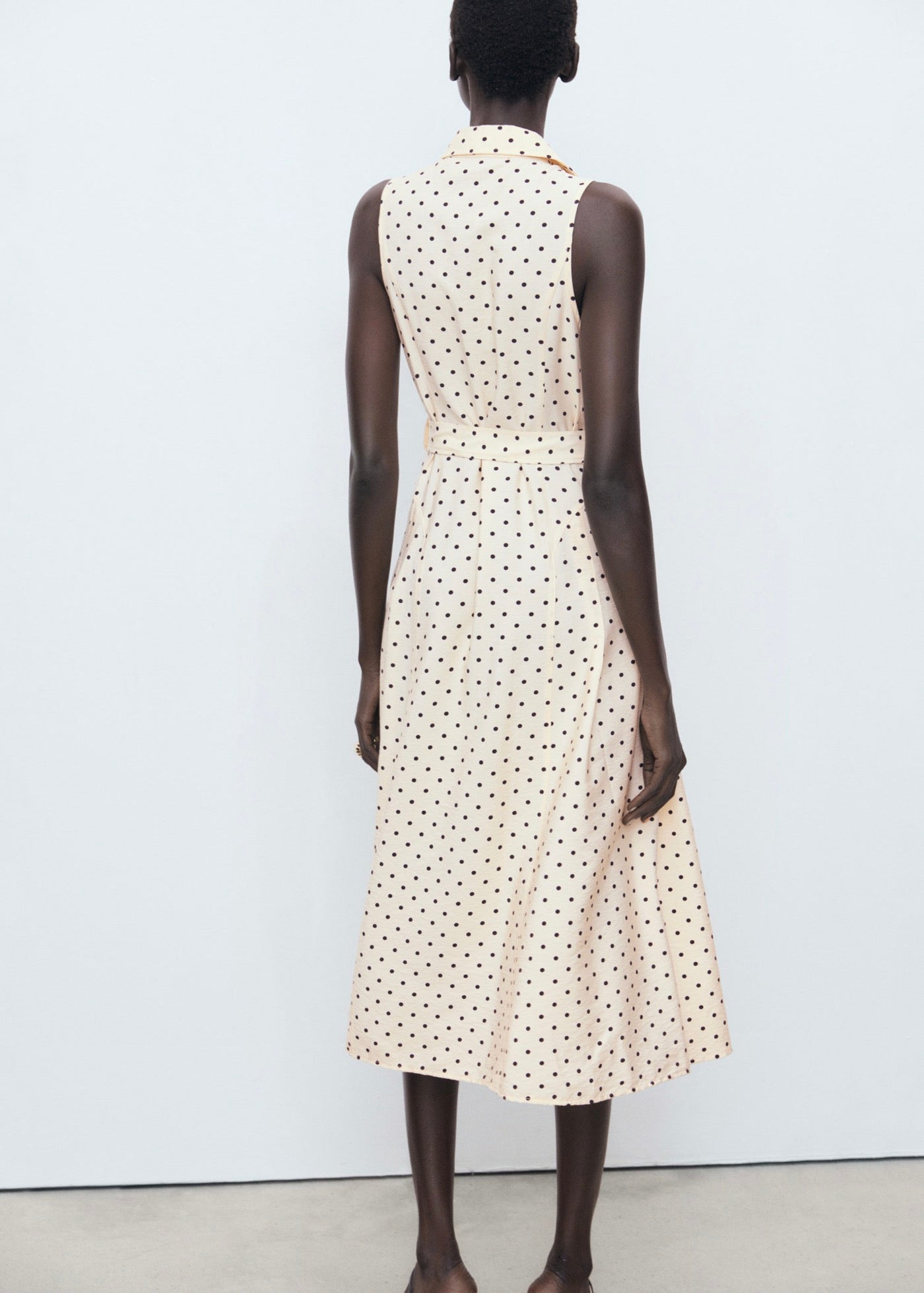 Robe Chemisier À Pois